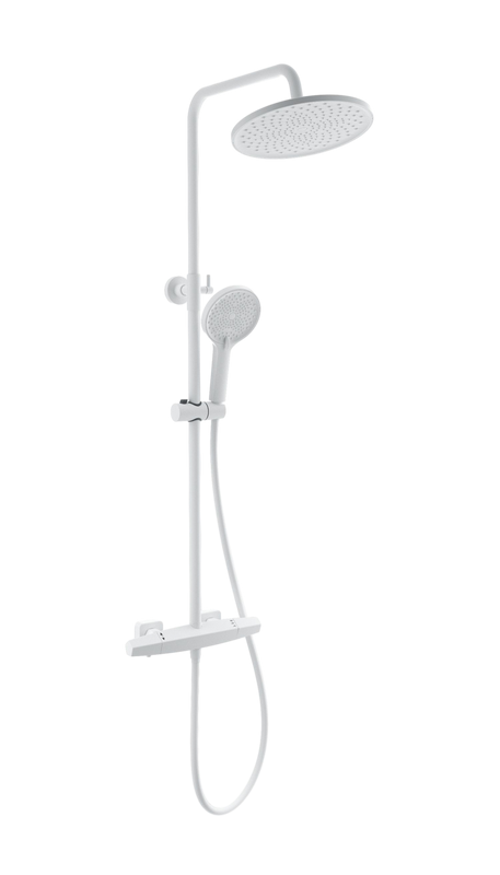 Душевая стойка Wonzon & Woghand WW-B3045-A-MW матовая белая