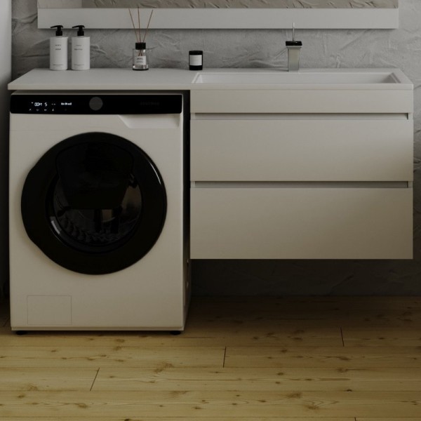 Тумба под раковину Style Line Даллас 140 Люкс Plus подвесная