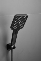 Смеситель с длинным изливом для ванны BELZ B715 B22715-3 оружейная сталь