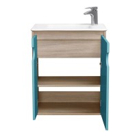 Тумба под раковину без столешницы AQUATON Анси 60 подвесная, морская волна