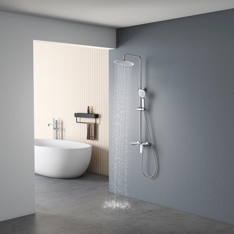 Душевая стойка SantiLine SL-9011 хром