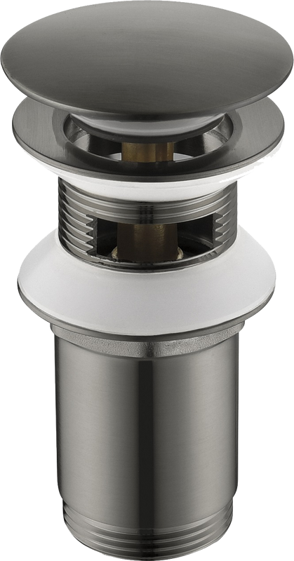 Донный клапан для раковины Timo 8011/18 с переливом, черное золото