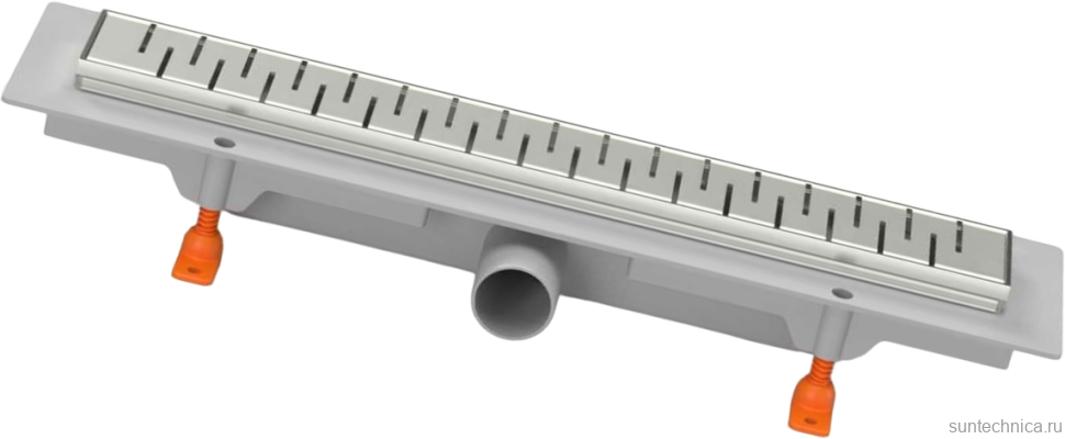 Душевой трап (лоток) MCH Chudej Medium CH550MN 55 см, решетка хром, с сифоном