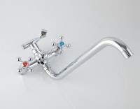 Смеситель с длинным изливом для ванны Frap H19 F2619 хром