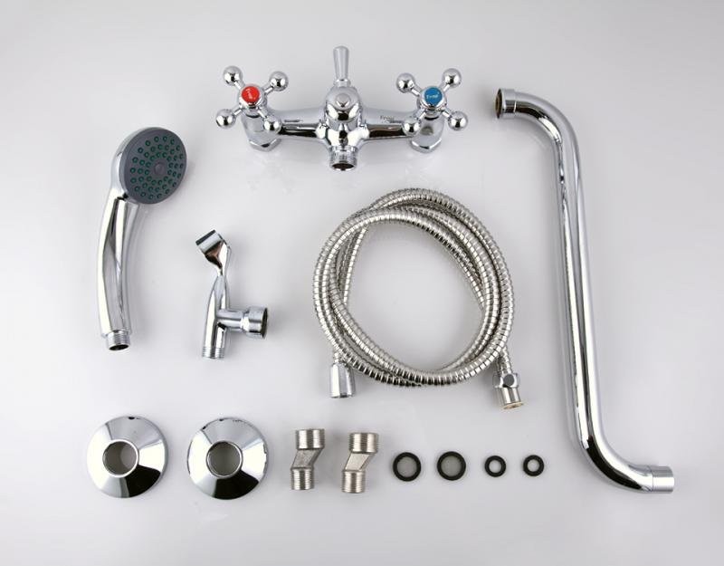 Смеситель с длинным изливом для ванны Frap H19 F2619 хром