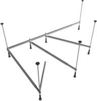 Акриловая ванна Lavinia Boho Bell Pro L 170x110 см, угловая, левая, встраиваемая, белая, асимметричная, с каркасом, с экраном, с сиденьем, подголовник слева