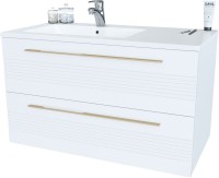 Мебель для ванной комнаты Sanvit Соната 2-90 L 2 ящика, белая