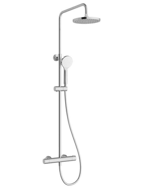 Душевая стойка VitrA Joy A47298EXP с термостатом, хром