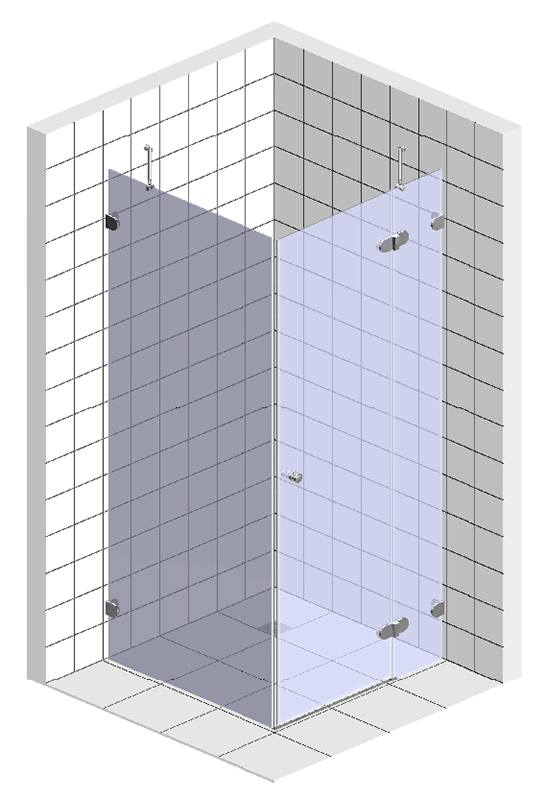 Душевой уголок Ravak Smartline SMSD2 B L 110х100 Transparent, профиль хром