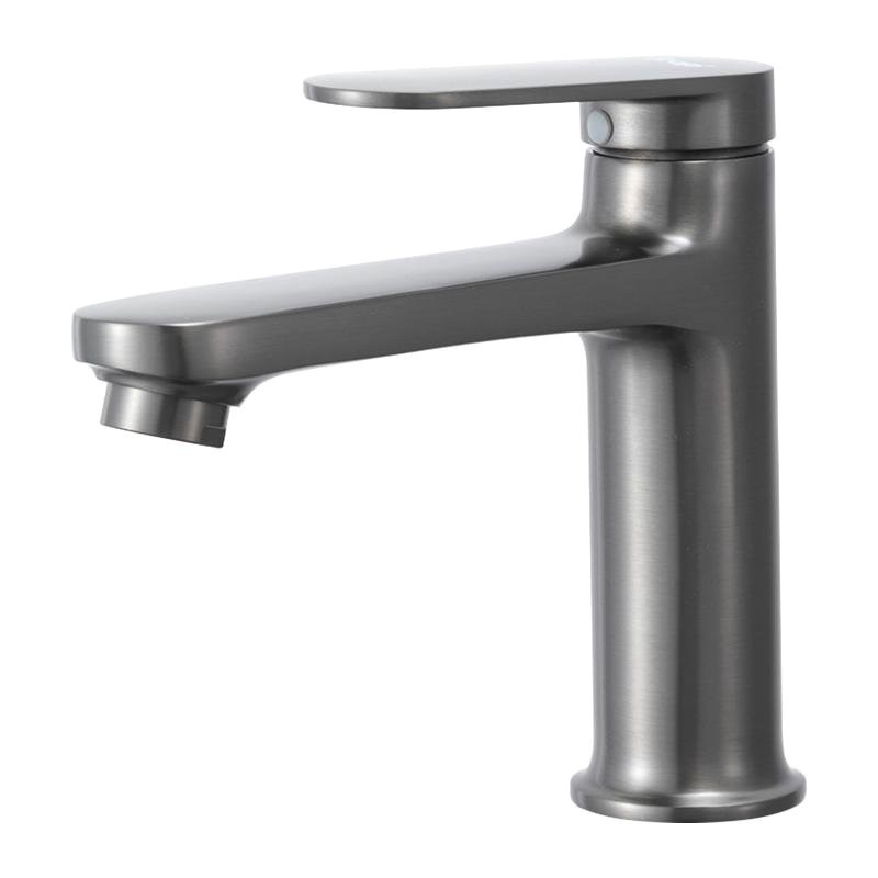 Смеситель для раковины Frap H85 F1085-9 оружейная сталь