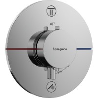 Термостатический смеситель встраиваемый Hansgrohe ShowerSelect Comfort S 15554000 С ВНУТРЕННЕЙ ЧАСТЬЮ, хром