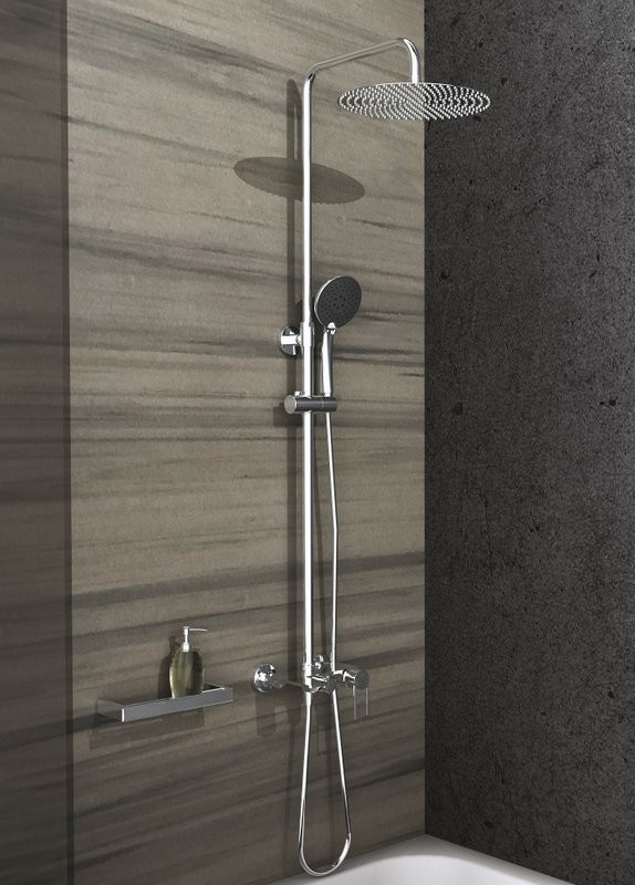 Душевая стойка Caprigo Kub 54-310-crm хром