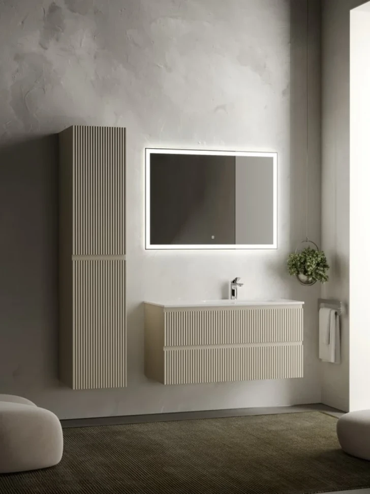 Тумба под раковину Sancos Snob R 100, R, beige soft