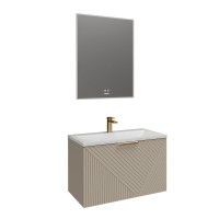 Мебель для ванной комнаты Grossman Блисс 60 матовая бежевая