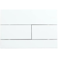 Кнопка смыва для унитаза Veconi Flush V7 пластик, цвет белый глянец