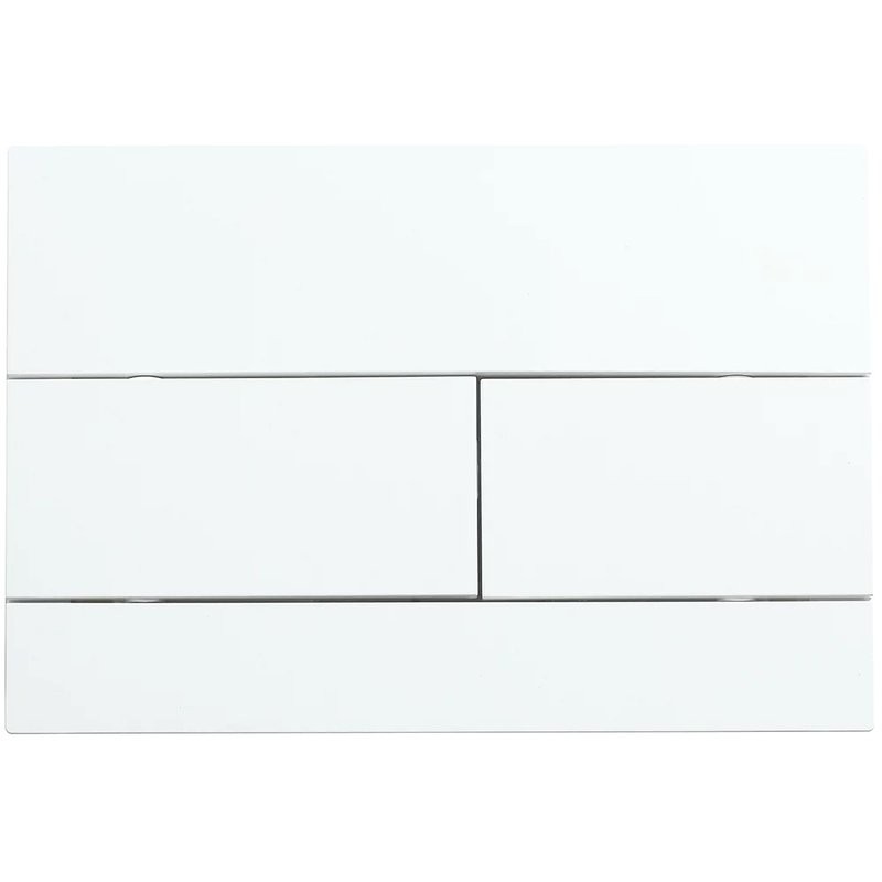 Кнопка смыва для унитаза Veconi Flush V7 пластик, цвет белый глянец