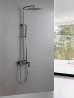 Душевая стойка Abber Daheim AF8220NGL никель