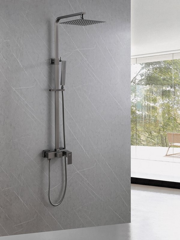 Душевая стойка Abber Daheim AF8220NGL никель