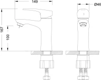 Комплект для ванной Lemark Linara LM0414C + LM0406C