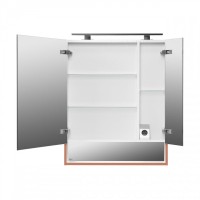 Зеркало-шкаф Roca The Gap Original 70, терракота, с подсветкой