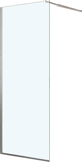 Душевая перегородка BelBagno Kraft 70 см, профиль хром, стекло прозрачное