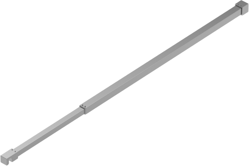 Душевая перегородка BelBagno Kraft 70 см, профиль хром, стекло прозрачное