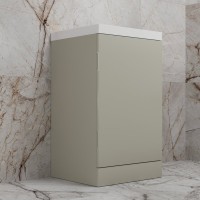 Тумба под раковину без столешницы Style Line Моно 50 напольная, санд серая галька