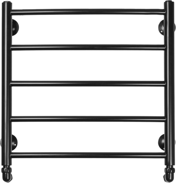 Полотенцесушитель водяной Domoterm Калипсо П5 50x50 ЧРН, черный матовый