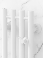 Полотенцесушитель водяной Сунержа Кантата Pro 30-0446-1215 120x20 см, матовый белый, I-образный