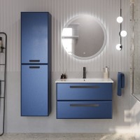 Мебель для ванной комнаты Cezares Eco Cer 80 ручки матовые черные, sapfiro