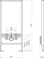 Система инсталляции для биде AQUATEK Standart INSB-0000001