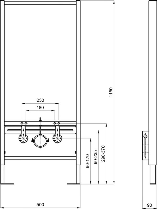Система инсталляции для биде AQUATEK Standart INSB-0000001