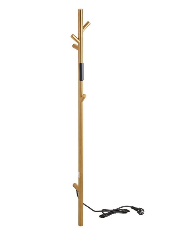 Полотенцесушитель электрический Bemeta 704153015 120x10 см, матовое золото, I-образный