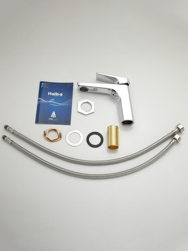 Смеситель для раковины Haiba HB10726 хром