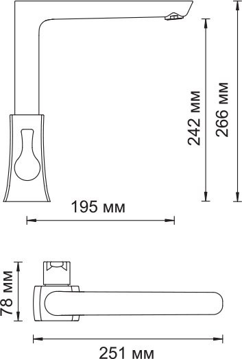 Смеситель для кухни Wasserkraft Berkel 4807