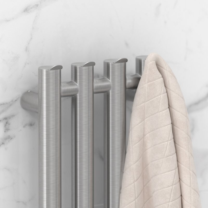 Полотенцесушитель электрический Сунержа Кантата 4.0 071-0886-1559 150x20 см, подключение слева, скрытое подключение слева, сатин, I-образный