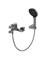 Смеситель для ванны с душем Wonzon & Woghand Solo WW-639032-1-BGM темный графит