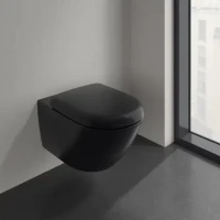Унитаз подвесной Villeroy & Boch Antao чистый черный Унитаз подвесной Villeroy & Boch Antao чистый черный