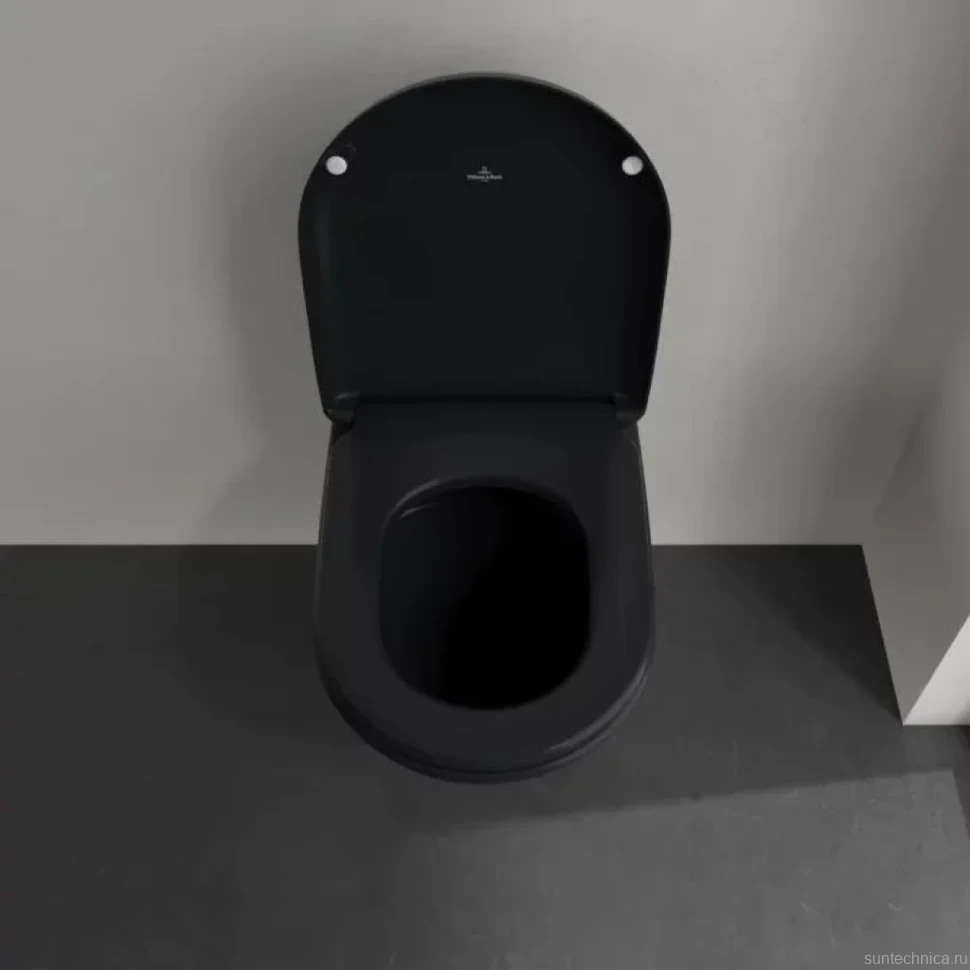 Унитаз подвесной Villeroy & Boch Antao чистый черный
