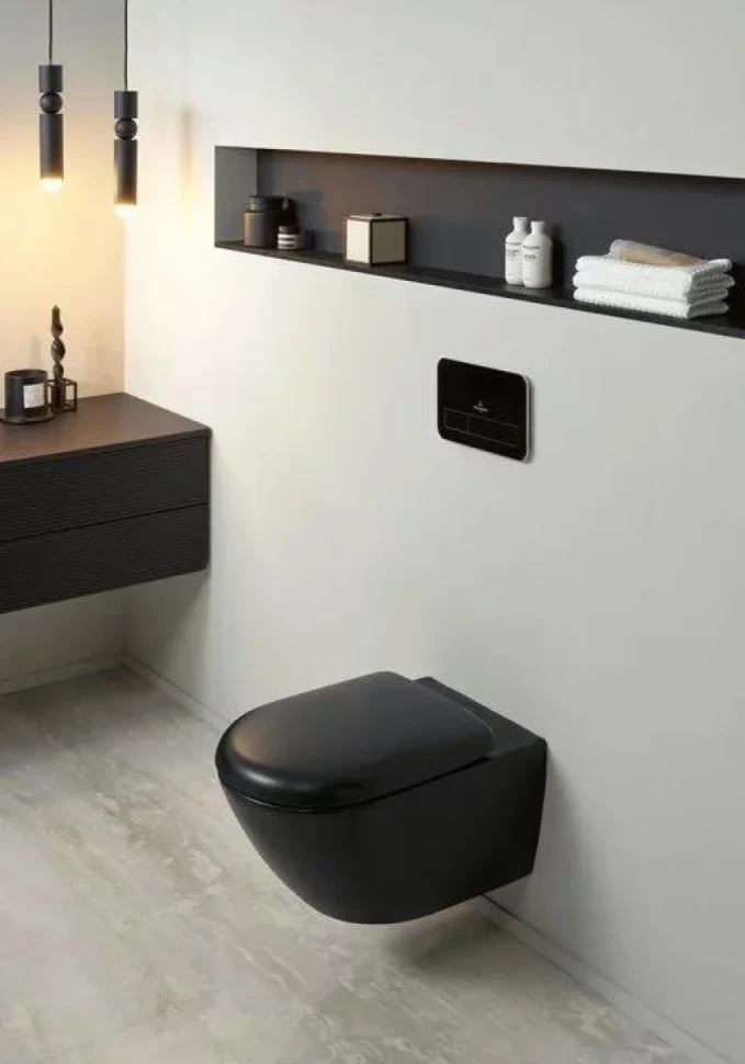 Унитаз подвесной Villeroy & Boch Antao чистый черный