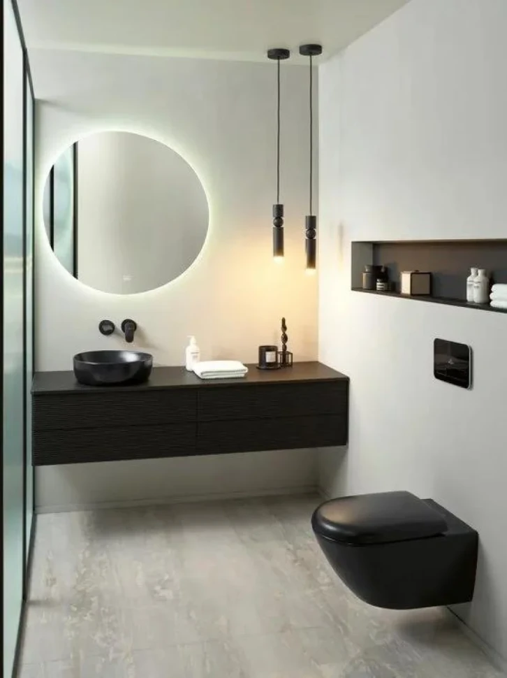 Унитаз подвесной Villeroy & Boch Antao чистый черный