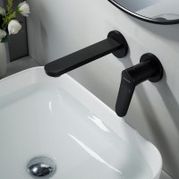 Смеситель для раковины/умывальника встраиваемый Shevanik S4341H, черный Смеситель для раковины/умывальника встраиваемый Shevanik S4341H, черный