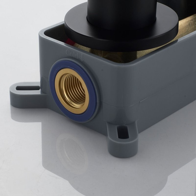 Смеситель для раковины/умывальника встраиваемый Shevanik S4341H, черный