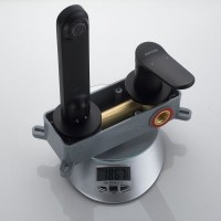 Смеситель для раковины/умывальника встраиваемый Shevanik S4341H, черный Смеситель для раковины/умывальника встраиваемый Shevanik S4341H, черный