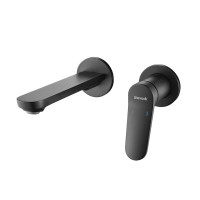 Смеситель для раковины/умывальника встраиваемый Shevanik S4341H, черный Смеситель для раковины/умывальника встраиваемый Shevanik S4341H, черный