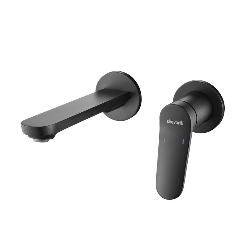 Смеситель для раковины/умывальника встраиваемый Shevanik S4341H, черный