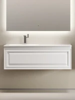 Мебель для ванной комнаты Sancos Very 120 L подвесная, 1 ящик, bianco