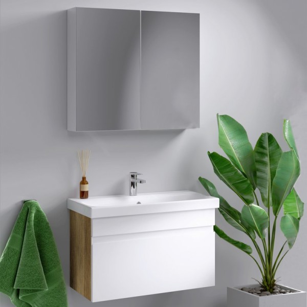 Мебель для ванной комнаты Aqwella Smart 80 дуб балтийский