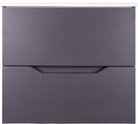 Тумба под раковину Orange Line 60, графит матовый