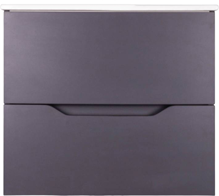 Тумба под раковину Orange Line 60, графит матовый